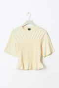 Smock tee - Lemon icing
