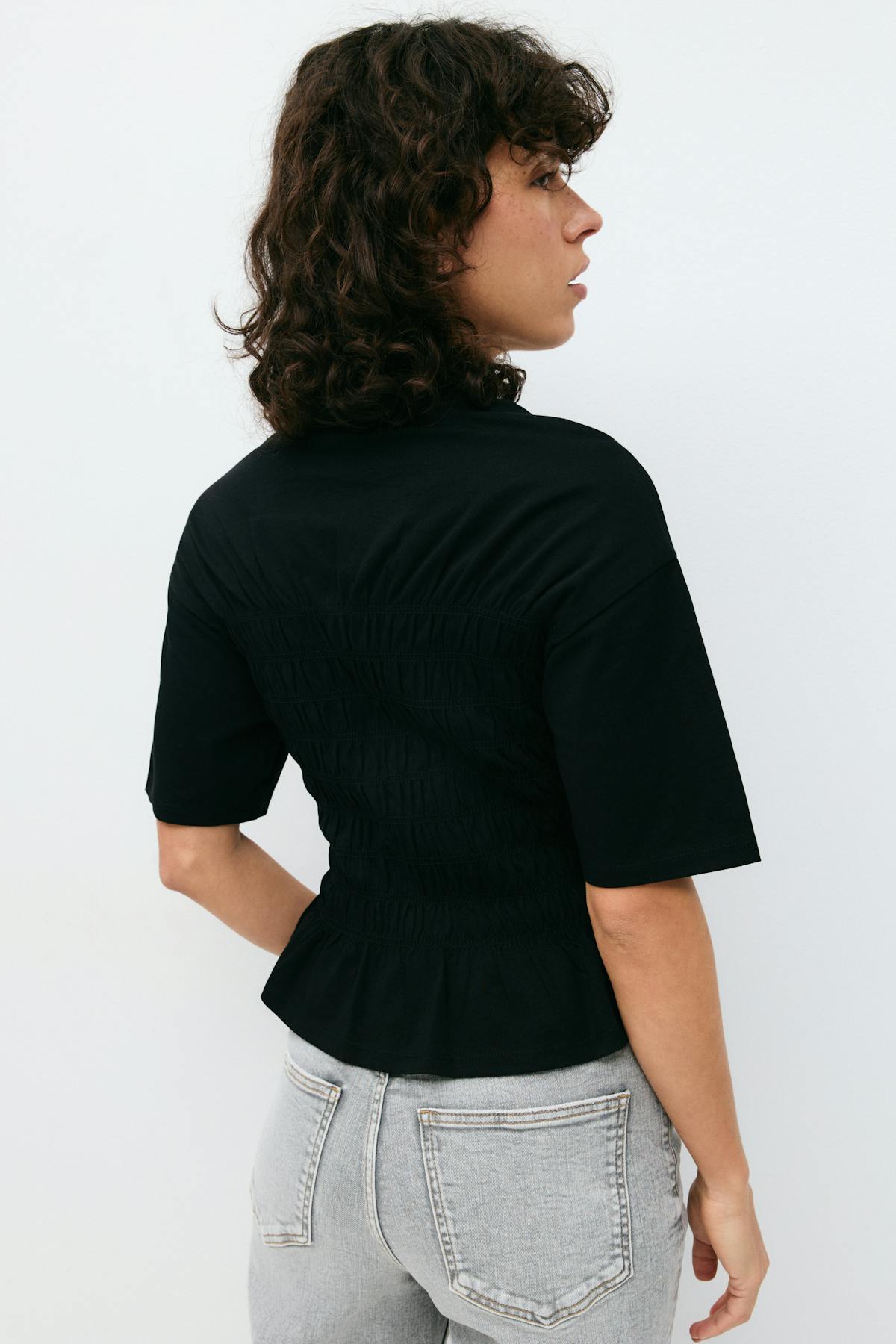Smock tee - Noir