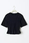 Smock tee - Noir