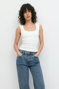 Tight rib top - Primrose pink