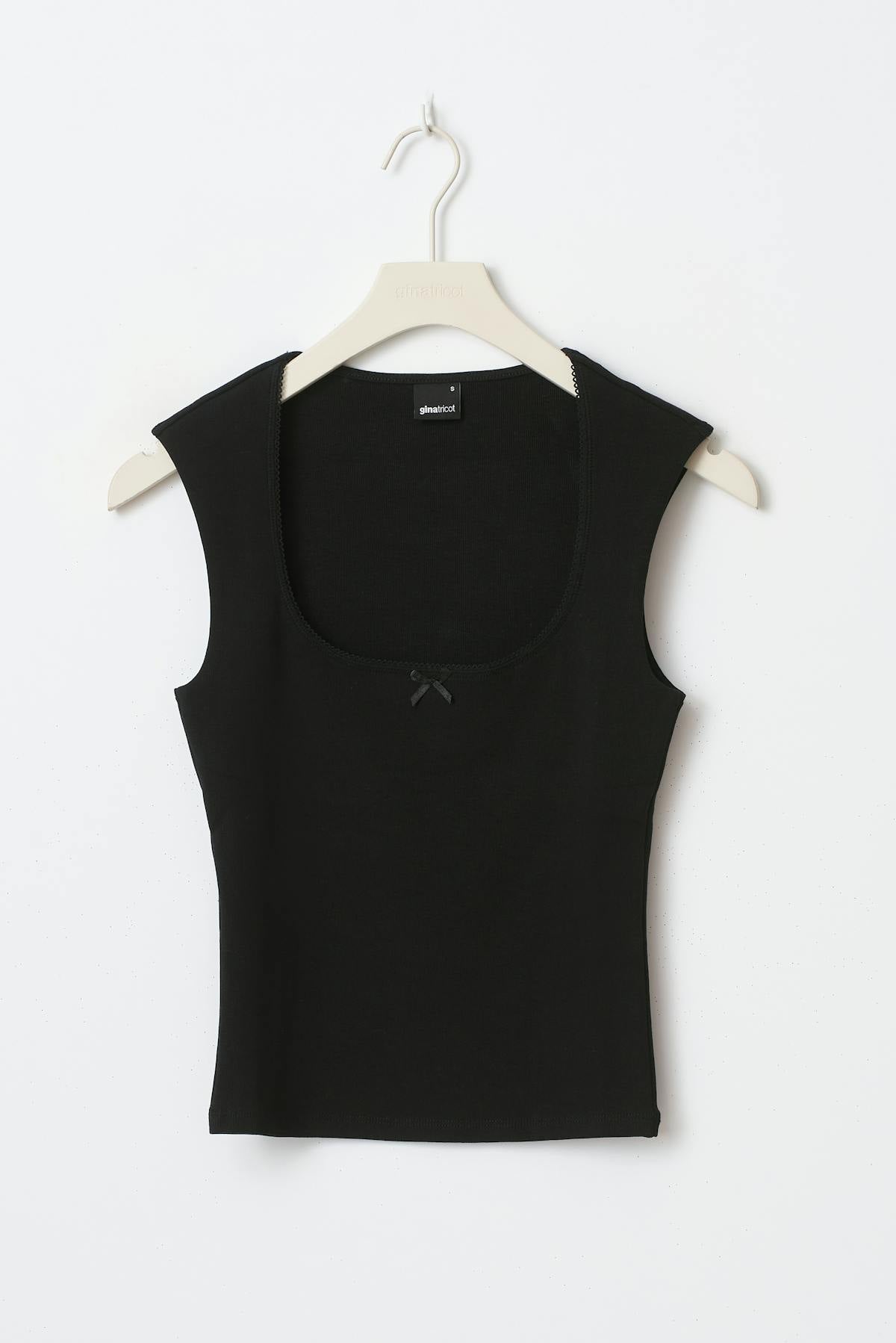 Tight rib top - Noir
