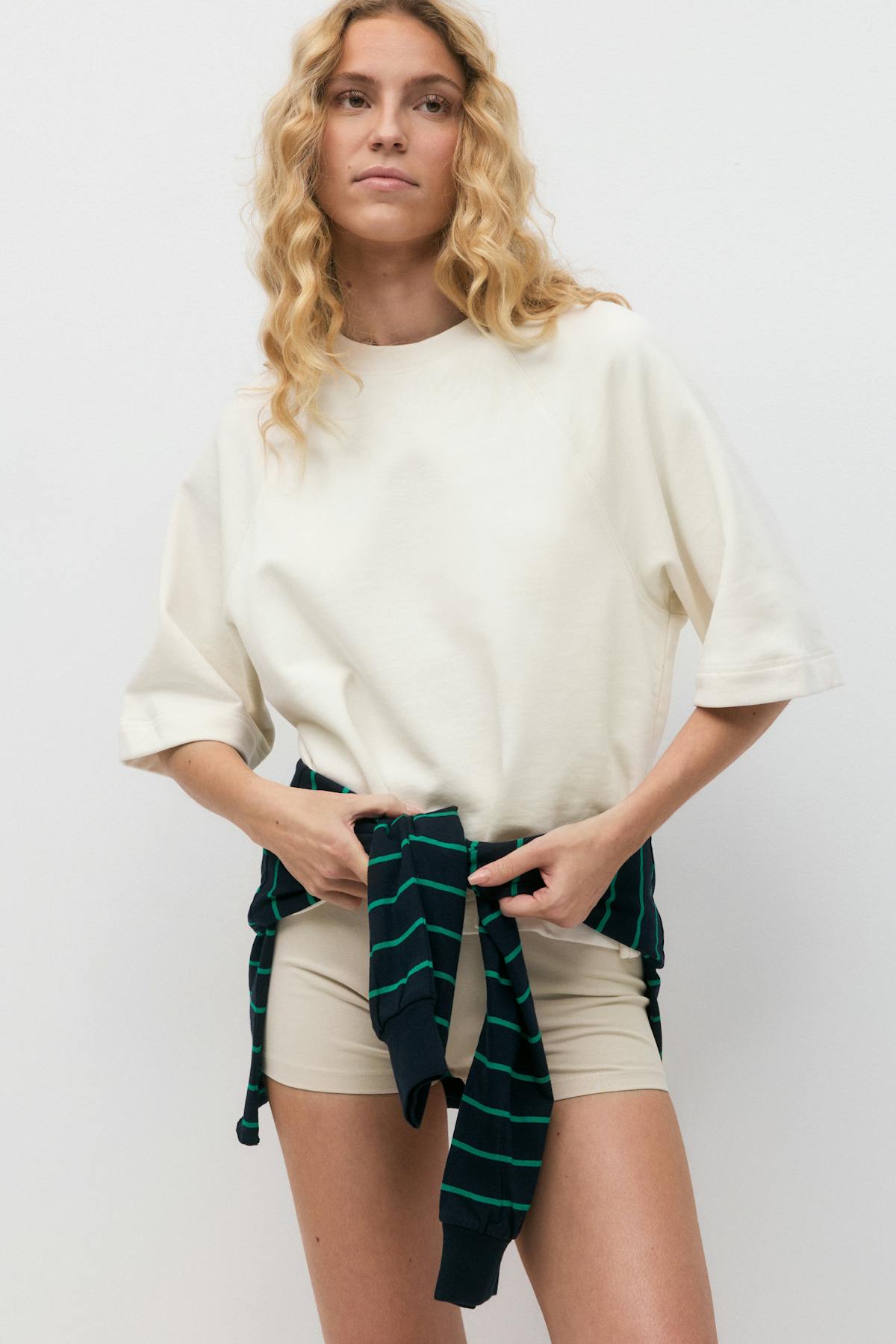 Terry tee - Tawny port