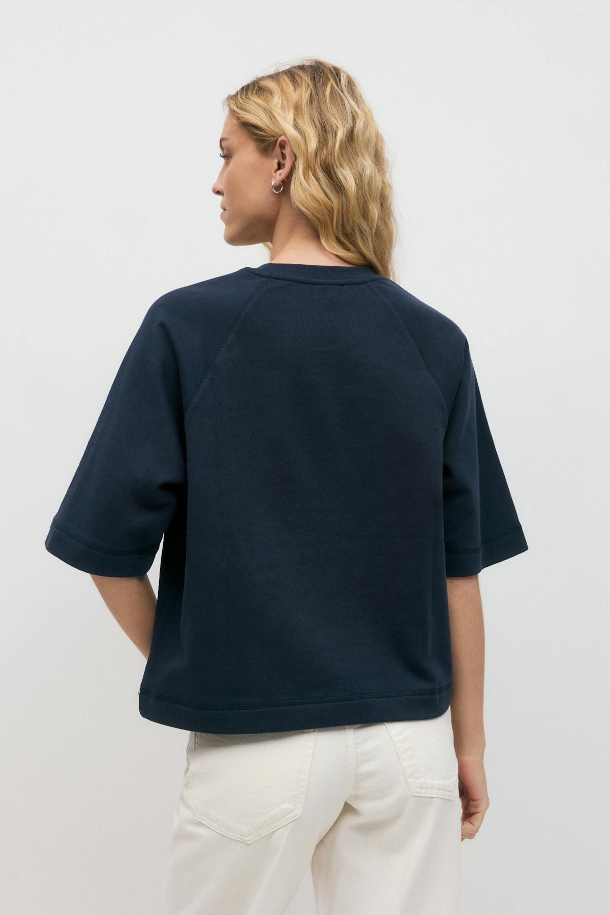Terry tee - Grey melange