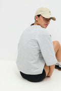 Terry tee - Grey melange