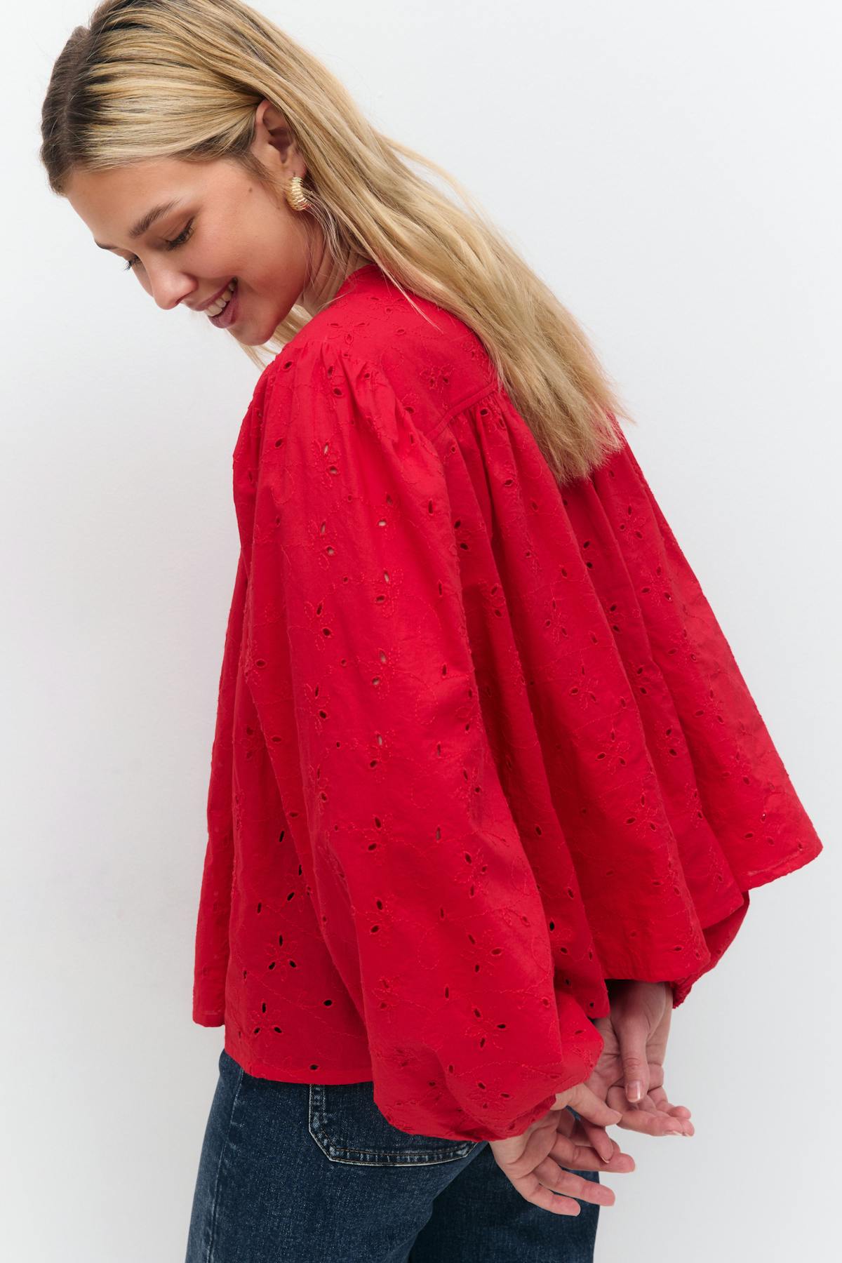 Anglaise blouse - Blanc