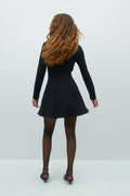 Skater mini dress - Noir