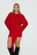 Tie front dress - Noir