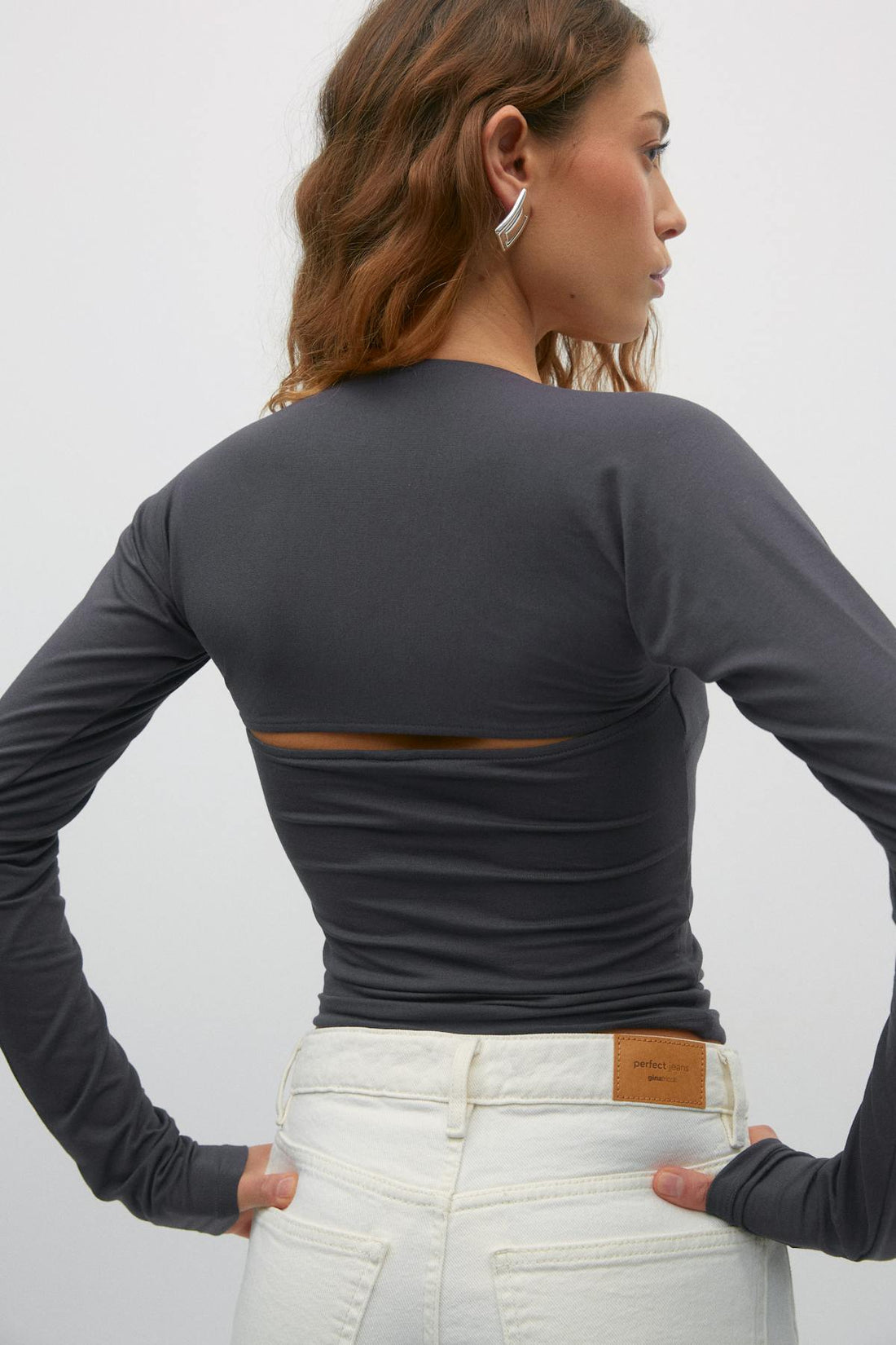 Soft touch square top - Stone