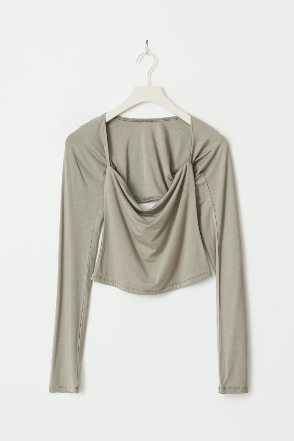 Soft touch square top - Stone