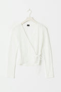 Lace wrap top - Blanc cassé