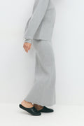 Knitted skirt - Brown melange