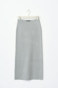 Knitted skirt - Grey melange