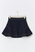 Sculpted denim skirt - Rinse
