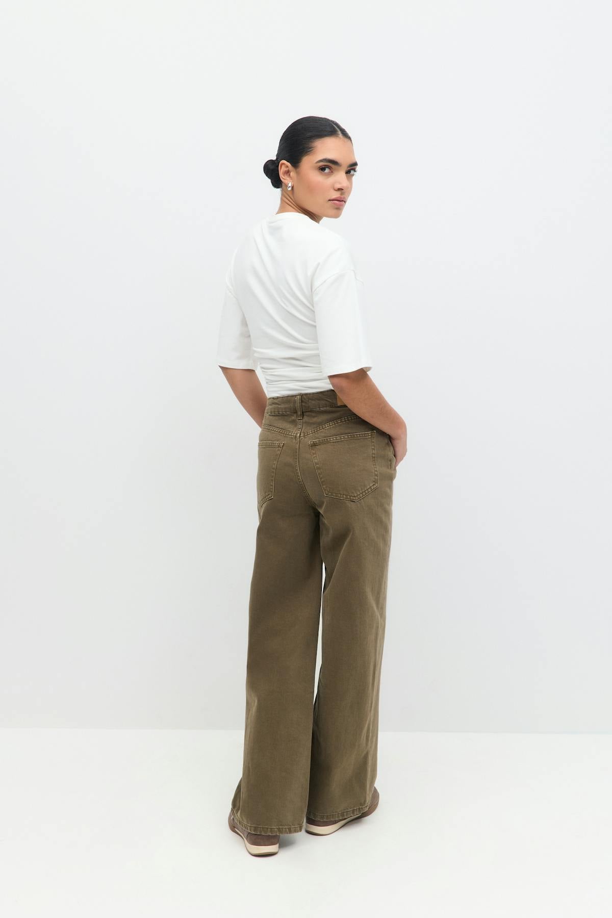 baggy wide jeans - Blue/black