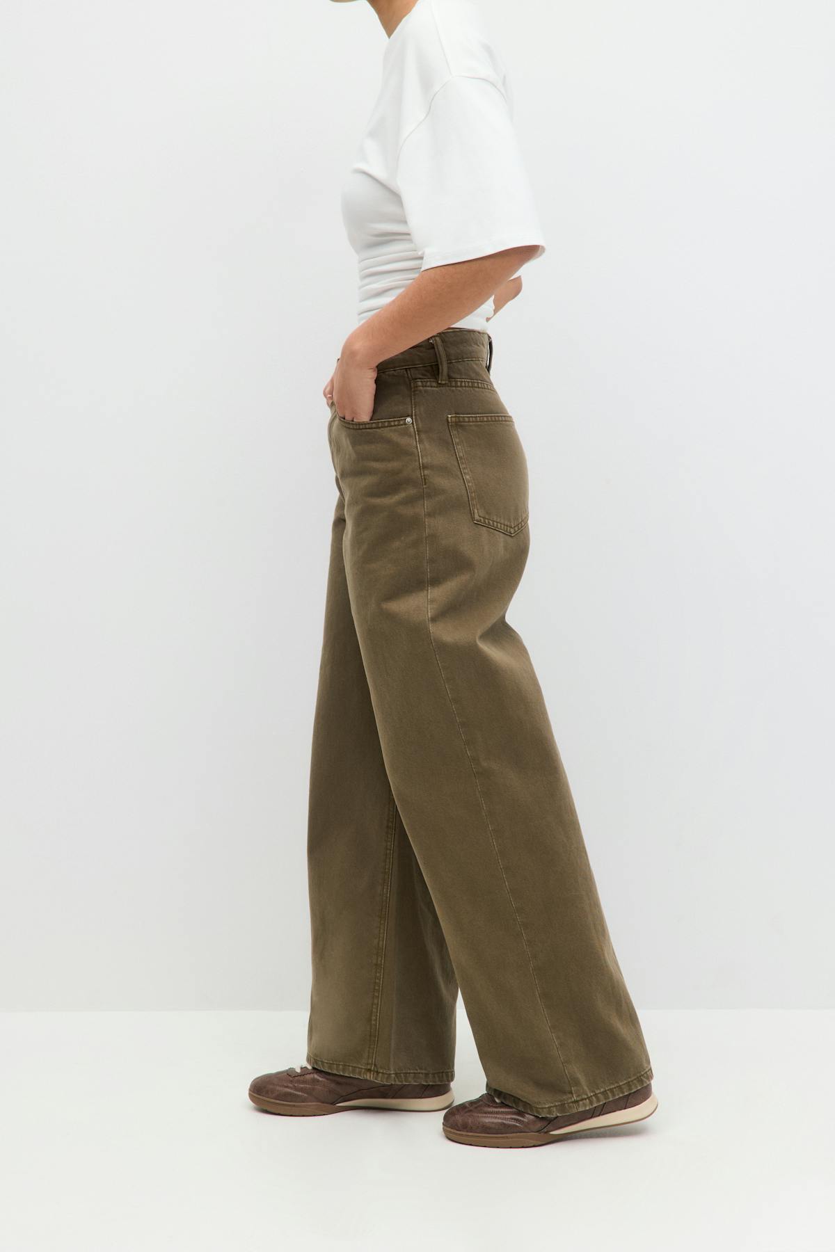baggy wide jeans - Blue/black