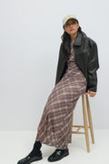 Mesh skirt - Check