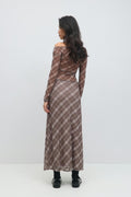 Mesh skirt - Check
