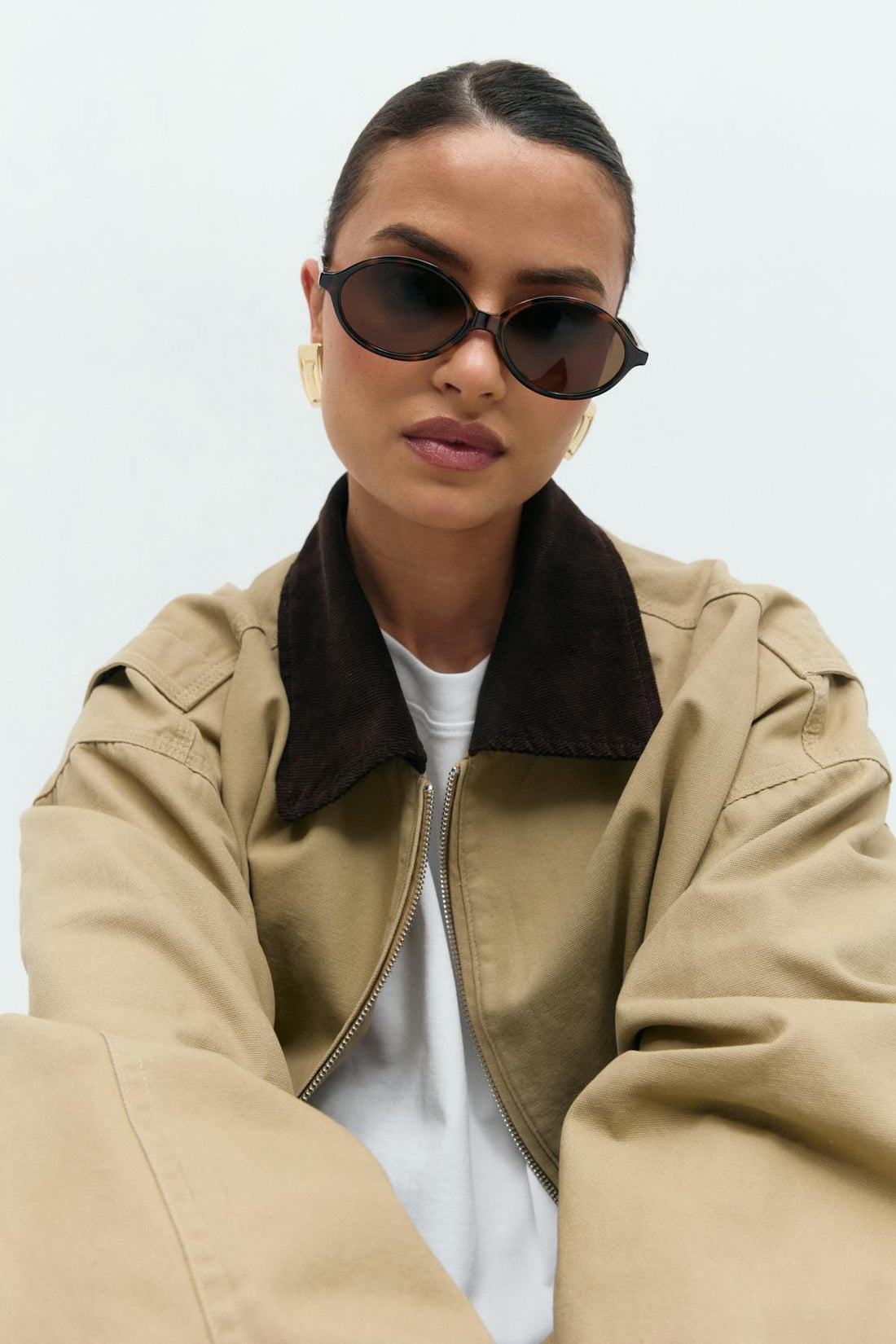 Oval eyeglasses - Turtle