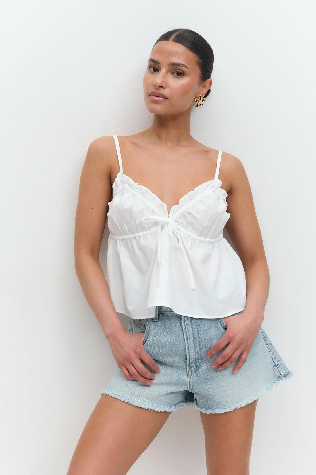 Poplin singlet - Blanc