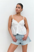 Poplin singlet - Blanc