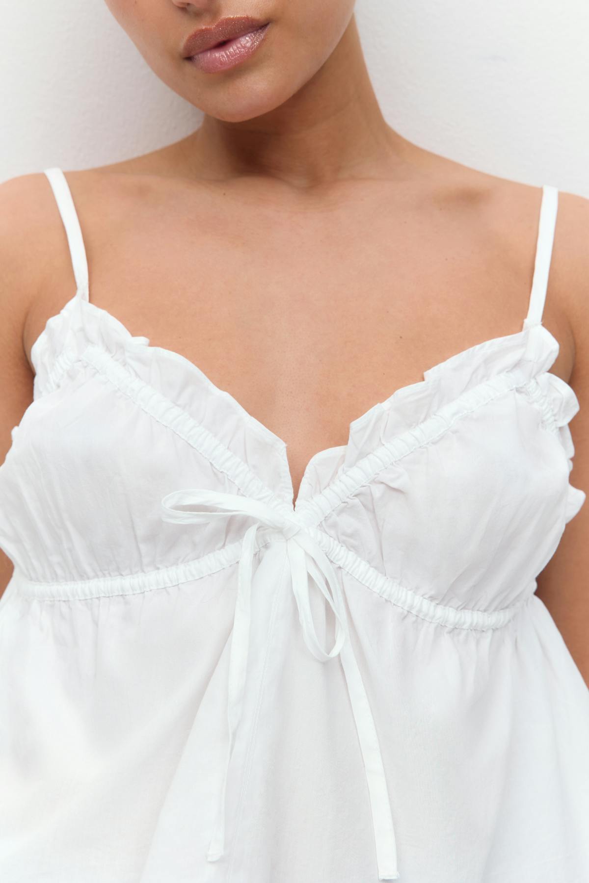 Poplin singlet - Blanc