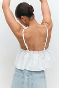 Poplin singlet - Blanc