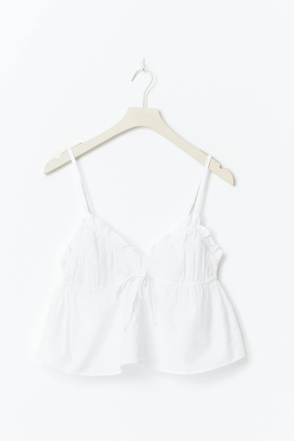Poplin singlet - Blanc