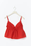 Poplin singlet - Rouge