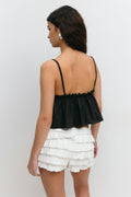 Poplin singlet - Noir