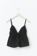 Poplin singlet - Noir