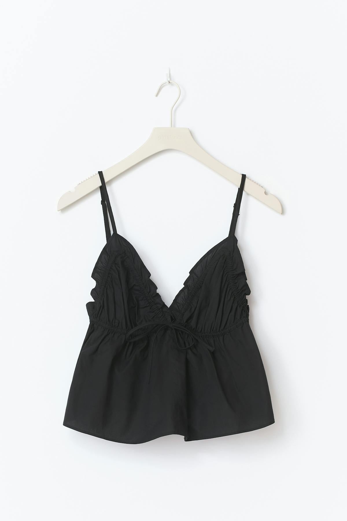 Poplin singlet - Noir
