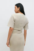Fitted top - Chateau gray