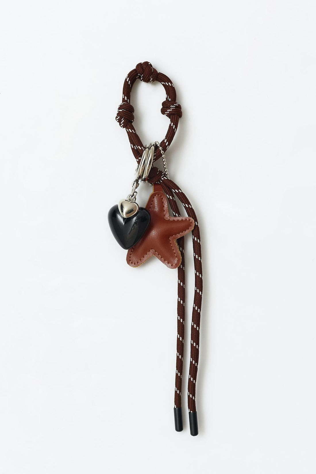Bag charm - Black/brown