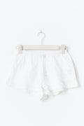 Embroidery anglaise shorts - Blanc
