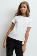 Y scandi basic tee - Blanc