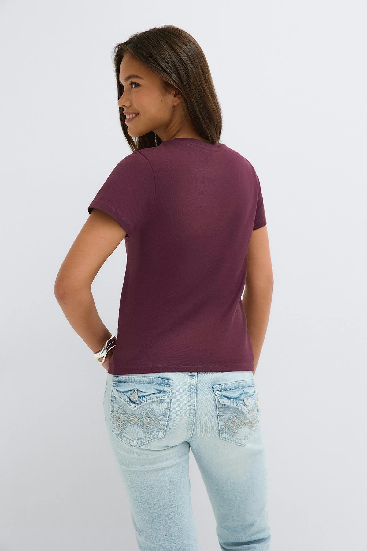 Y scandi basic tee - Wine tasting