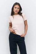 Y scandi basic tee - Rose