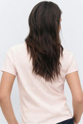 Y scandi basic tee - Rose