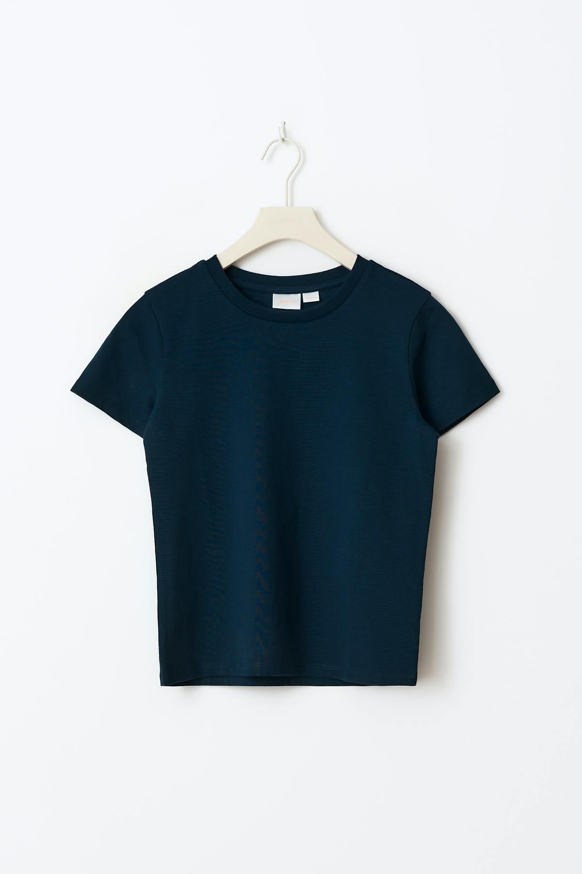 Y scandi basic tee - Bleu marine