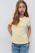 Y scandi basic tee - Afterglow