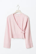 Y wrap cardigan - Rose