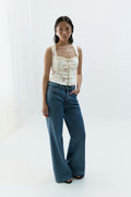 corset top - Ecru
