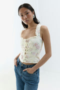 corset top - Ecru