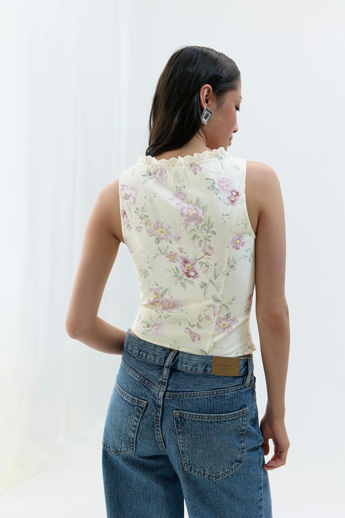 corset top - Ecru