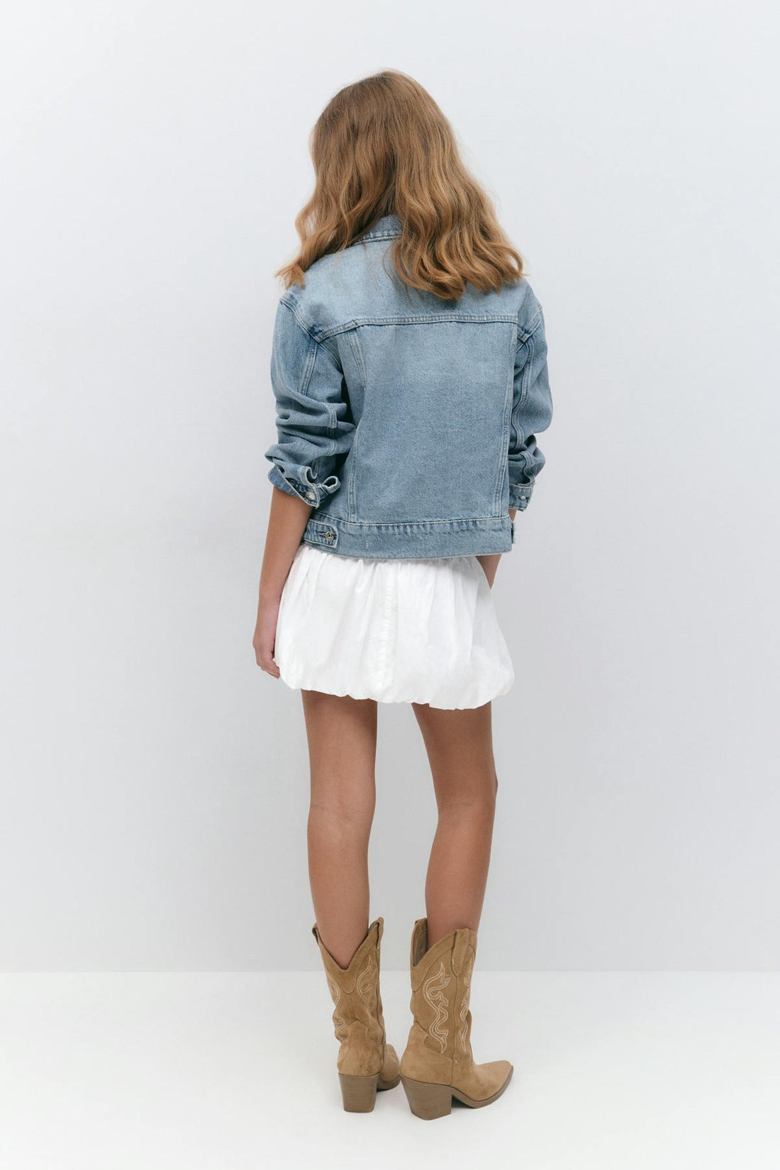 Y balloon skirt - Blanc