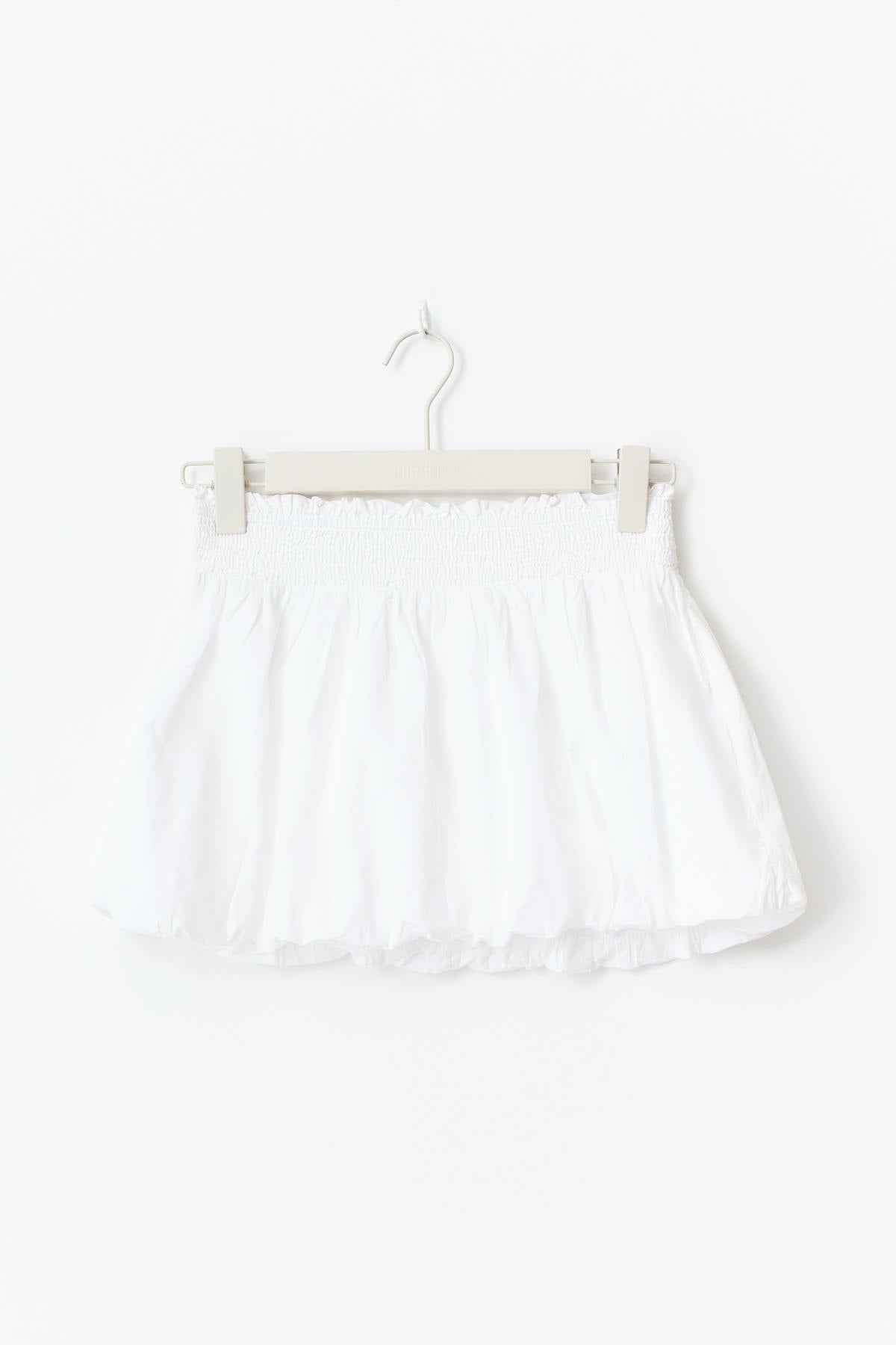 Y balloon skirt - Blanc