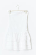 Y smock dress - Blanc