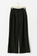 High waist wide trousers - Noir
