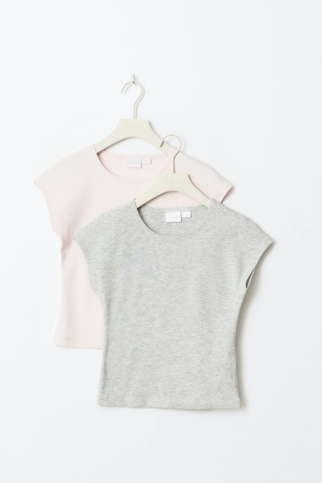 2-pack y basic tight top - White/navy