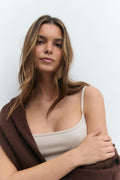 Basic mini slip dress - Moonbeam